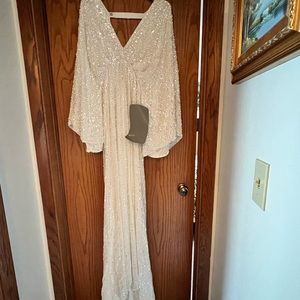 ASOS Ciara Sequin Kimono Dress Never worn . WT Size 10